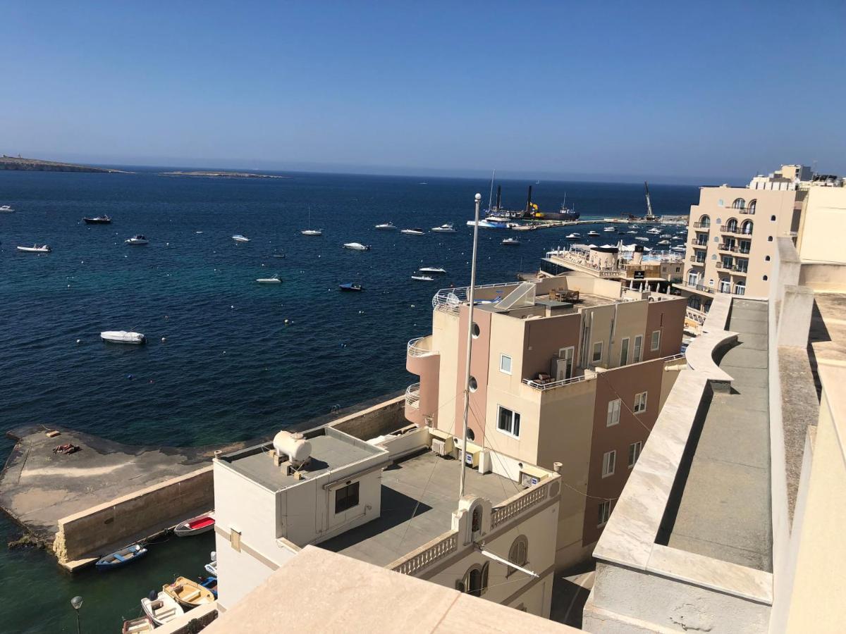 Ferienwohnung The Sea Across The Road Penthouse 5 St. Paul's Bay Exterior foto